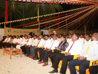 ގުޅިފައިވާ ސިޔާސީ ޕާޓީތަކުން ގދ. ގައްދޫގައި ބޭއްވި ޖަލްސާގެ ތެރެއިން