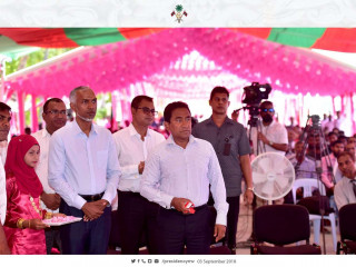 ރައީސް ޔާމީން އދ. މަހިބަދޫއަށް ކުރެއްވި ދަތުރުފުޅުގެ ތެރެއިން