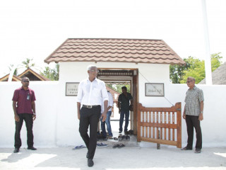 ރައީސް ސޯލިހު އުތީމު ގަނޑުވަރަށް ކުރެއްވި ޒިޔާރަތެއްގެ ތެރެއިން