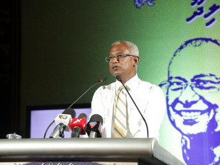 Joint Oppositon\'s presidential candidate, Ibrahim Mohamed Solih