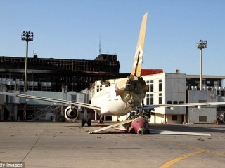 ލީބިޔާގައި އޮތް މަތިންދާބޯޓެއް ހަލާކުވެފައި