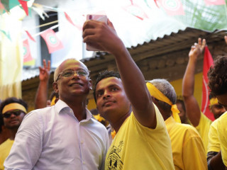 Joint Opposition\'s presidential candidate Ibrahim Mohamed Solih