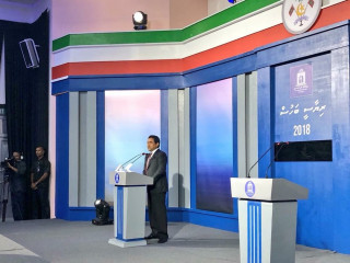 އެމްއެންޔޫއިން ބޭއްވި ބަހުސް: އެއް ކެންޑިޑޭޓަކު ވަޑައިނުގަންނަވާކަން ކުރިން އެނގޭއިރު ވެސް ދެ ޕޯޑިއަމް