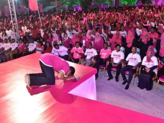 ޕީޕީއެމްގެ ސައިޒު ދައްކާލަން ބޭއްވި ޖަލްސާގައި މެމްބަރު ނިހާން ސޖިދައިގައި