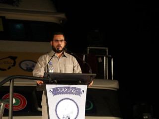 ޝައިހް އިލްޔާސް އެމްޑީޕީން ބޭއްވި ކޭޕްމޭން ނިންމާލުމުގެ ކުރިން ވާހަކަ ދައްކަވަނީ