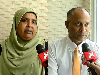 މާފުުށީ ކައުންސިލްގެ ނައިބު ރައީސް ނަޝީދާއި ކައުންސިލްގެ ކުރީގެ ރައީސް މުސްތަފާ