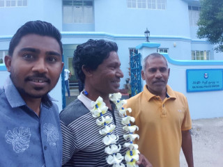 ވިލިނގިލީ ދާއިރާގެ އެމްޑީޕީ ނާއިބު ރައީސް އަމީޒު (މ) އާ އެކު ގއ. އަތޮޅު ކައުންސިލްގެ ރައީސް ފުއާދު (ވ) އާއި ވިލިނގިލީ ކައުންސިލްގެ ރައީސް މުސްތަފާ