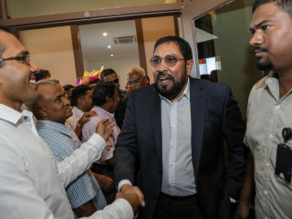 ޖުމްހޫރީ ޕާޓީގެ ބާނީ ގާސިމް އިބްރާހިމް:- މިރޭ ވަނީ އަލުން ޕާޓީގެ ލީޑަރުގެ މަގާމަށް އިންތިހާބުކޮށްފައި