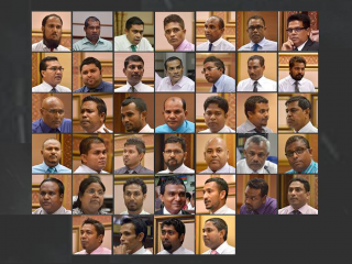 A photo collage of MPs
