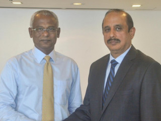 ޕާކިސްތާން އެމްބެސެޑަރ އިންތިޚާބީ ރައީސް އަރިހަަށް އިހުތިރާމުގެ ޒިޔާރަތެއް ކުރައްވައިފި