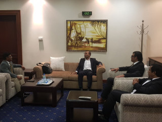 Former President Mohamed Nasheed returned to Sri Lanka on Monday