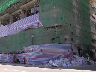 ހެންވާރު ބޮޑުތަކުރުފާނު މަގުން ރާޅުގަނޑު ސަރަހައްދު ކައިރީގައި އިމާރާތްކުރަމުން ދާ ރައީސް ޔާމީންގެ ގެކޮޅު: މިއި 14 ބުރީގެ އިމާރާތެއް