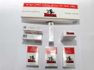 The customs said that these ‘Ryder’ brand cigarettes were imported illicitly