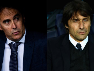 ޗެލްސީގެ ކުރީގެ ކޯޗު ކޮންޓޭ (ކ) އަދި ރެއާލްގެ ކޯޗު ލަޕެޓީގު (ވ)