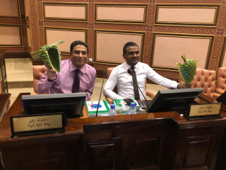 ތިނަދޫ ދާއިރާ މަޖިލިސްގައި ތަމްސީލް ކުރައްވާ ދެ މެމްބަރުން މުޅޯށި ދައްކަވާލައްވަނީ