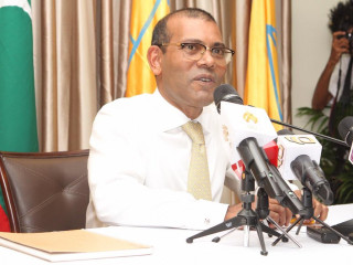 ރައީސް މުހައްމަދު ނަޝީދު ދެއްވާ ޕްރެސް