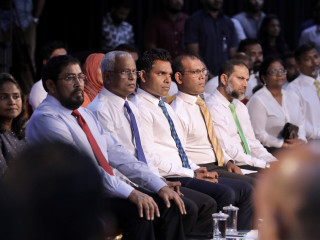 ރައީސް އިބްރާހިމް މުހައްމަދު ސޯލިހާއި، ނައިބް ރައީސް އަދި ހަތަރު ޕާޓީގެ ލީޑަރުން