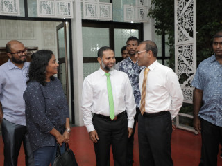 އެމްޑީޕީގެ ރައީސް މުހައްމަދު ނަޝީދު(ކ) އަދި އަދާލަތު ޕާޓީގެ ރައީސް ޝެއިޚް އިމްރާން