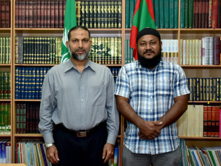 އަދާލަތު ޕާޓީގެ ރައީސް ޝެއިހް އިމްރާން އަބްދުﷲ (ވ) އާއި ޝެއިހް އަލީ ޒައިދު