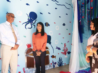 ސެންސަރީ ރޫމް ހުޅުވުމުގެ ރަސްމިއްޔާތުގެ ތެރެއިން: ފޮޓޯ: ޖެންޑާ މިނިސްޓްރީ