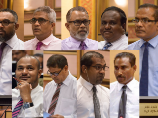 ނަޝީދު މިނިވަންކުރުމާ ދެކޮޅަށް ވޯޓު ދެއްވި ނުވަ މެމްބަރުން