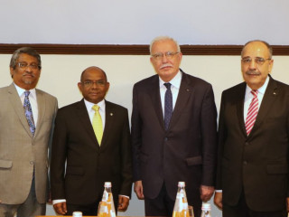 ފަލަސްތީނުގެ ފޮރިން މިނިސްޓަރާއެކު ބޭއްވި ބައްދަލުވުމުގެ ތެރެއިން