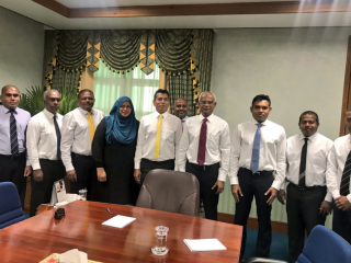 ރައީސް ސޯލިހުއާ އެކު ބޭއްވި ބައްދަލުވުމުގެ ތެރެއިން