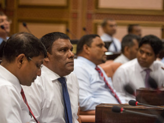 ރައްޔިތުންގެ މަޖިލީހުގެ ޖަލްސާއެއްގައި ބައެއް މެމްބަރުން