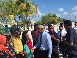 President Ibrahim Mohamed Solih made the announcement during a speech in Dhiffushi island on Saturday