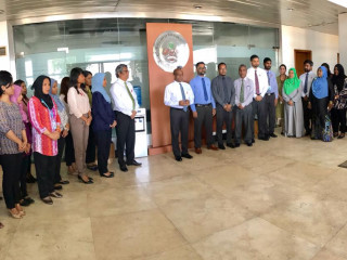 The foreign ministry joined the nationwide campaign launched by President Ibrahim Mohamed Solih