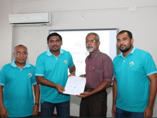 ގައުމީ ވިންދު ޕާޓީ އުފެއްދުމުގެ ހުއްދަ ދިން ކަމުގެ ލިޔުން ހަވާލުކޮށްދެއްވަނީ