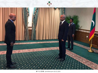 ރައީސް އޮފީހުގެ މިނިސްޓަރ ކަމަށް ސަމީރު އައްޔަން ކުރެއްވުމުގެ ރަސްމިއްޔާތުގެ ތެރެއިން