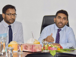 މިނިސްޓަރ އަމީން އައްޑޫގައި