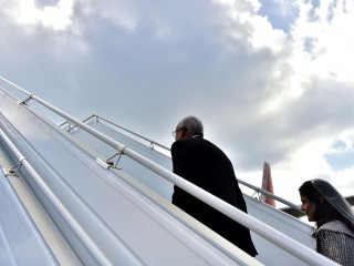File photo from President Ibrahim Mohamed Solih\'s maiden state visit
