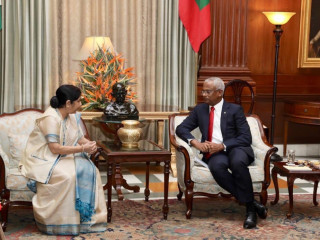 ރައީސް ސާލިހު އިންޑިއާގެ އެކްސްޓާނަލް އެފެއާޒް މިނިސްޓަރާއި ބައްދަލުކުރެއްވުން