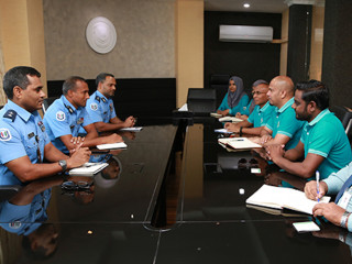 EC members met senior police officers at the police headquarters on Thursday