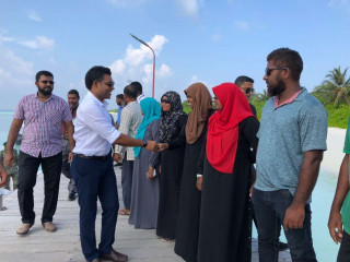 ނައިބު ރައީސް ފައިސަލްއަށް ހަނިމާދޫ ރައްޔިތުން މަރުހަބާ ދަންނަވަނީ