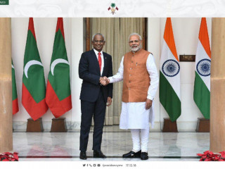 އިންޑިއާގެ ބޮޑު ވަޒީރު މޯދީ ރައީސް ސޯލީހު އާ ބައްދަލުކުރައްވަނީ