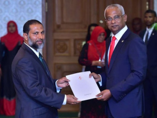 ރައީސުލް ޖުމްހުރިއްޔާ އިބްރާހިމް މުހައްމަދު ސޯލިހާއި، ހޯމް މިނިސްޓަރ އިމްރާން މުހައްމަދު