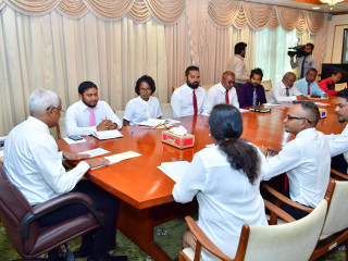 މާލޭ ސިޓީ ކައުންސިލާއި ރައީސް ސޯލިހު ބައްދަލު ކުރައްވަނީ