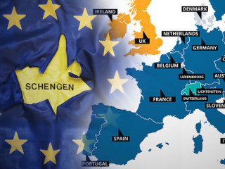 Schengen countries include 26 sovereign states in Europe