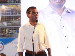 ކެމްޕޭން ލޯންޗުކުރުމަށް ބޭއްވި ހަފްލާގައި ރައީސް ނަޝީދު