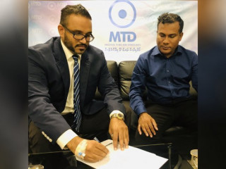 The first individual to sign to MTD was former Vice President Ahmed Adeeb