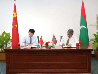 ފޮރިން އެފެއާޒްގެ އިމާރާތް މަރާމާތުކުރުމާ ގުޅޭ ގޮތުން ދިވެހި ސަރުކާރާއި ޗައިނާ ސަރުކާރުން ލެޓަރސް އޮފް އެކްސްޗޭންޖުގައި ސޮއިކުރަނީ