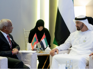 ރައީސް ސާލިހައި ޔޫއޭއީގެ ވަލީ އަހުދާއި ދެބޭފުޅުން