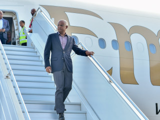 ރައީސް ސޯލިހް ޔޫއޭއީއަށް ކުރެއްވި ދަތުރުފުޅަށް ފަހު ވެލާނާ އެއާޕޯޓަށް ފައިބައިވަޑައިގަންނަވަނީ