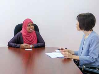 Minister of Gender, Family and Social Services Shidhatha Shareef and Japan’s Ambassador to Maldives Keiko Yanai