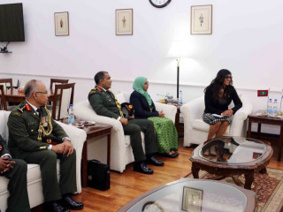 Defence Minister Mariya in India