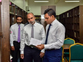 އިސްލާމިކް މިނިސްޓަރ ޑރ. އަހުމަދު ޒާހިރު، ނައިބް ރައީސް ފައިސަލް ނަސީމާއެކު