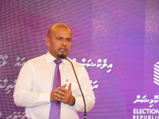 Elections Commission president Ahmed Shareef